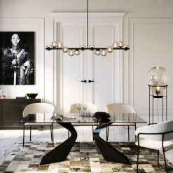 KARE Design Eettafel Gloria Zwart 200x100cm New