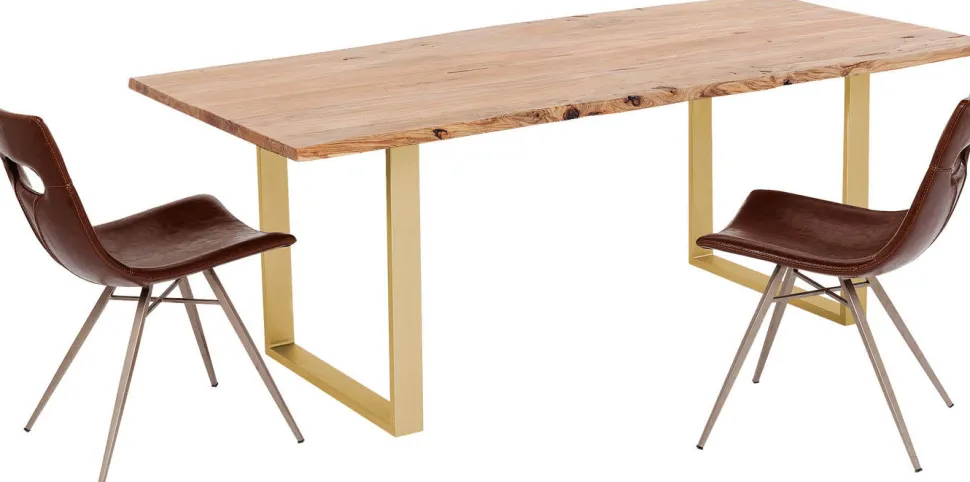 KARE Design Eettafel Harmony Brass 180x90 Fashion