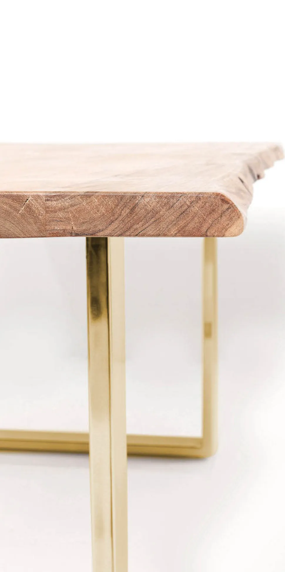 KARE Design Eettafel Harmony Brass 180x90 Fashion