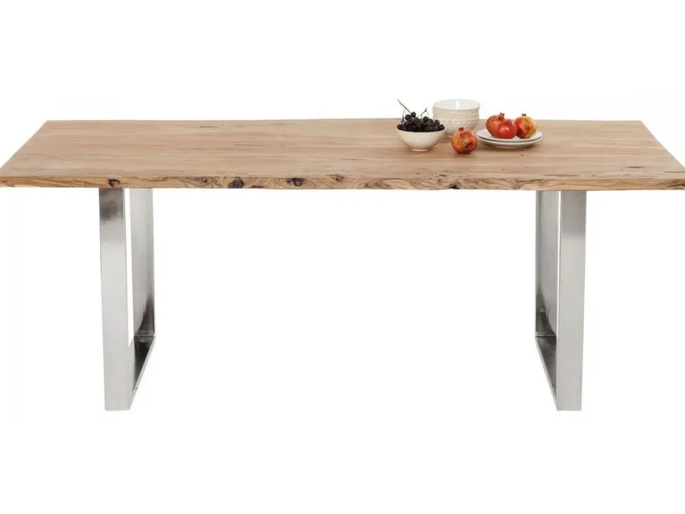 KARE Design Eettafel Harmony Chrome 200x100 Flash Sale