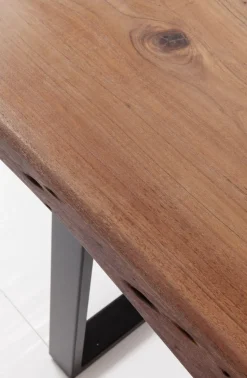 KARE Design Eettafel Harmony Dark Chrome 200x100 Fashion