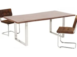 KARE Design Eettafel Harmony Dark Chrome 160x80 Flash Sale