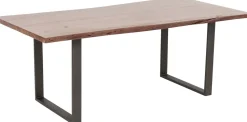 KARE Design Eettafel Harmony Dark Crude Steel 160x80 Shop