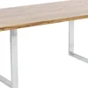 KARE Design Eettafel Jackie Oak Chrome 160x80 Best