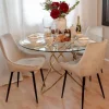 KARE Design Eettafel Molekular Goud Ø120cm Flash Sale
