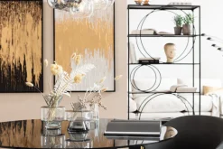 KARE Design Eettafel Molekular Zwart Ø120cm Cheap