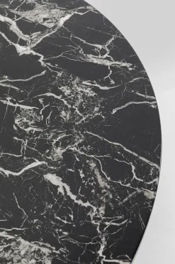 KARE Design Eettafel Schickeria Marble Black 110cm New