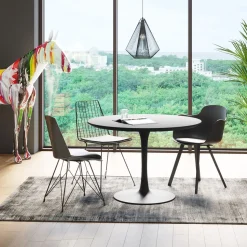 KARE Design Eettafel Schickeria Zwart Ø110cm Cheap