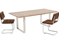 KARE Design Eettafel Symphony Chroom 180x90cm Online