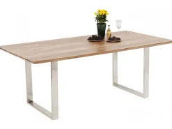KARE Design Eettafel Symphony Chroom 180x90cm Online