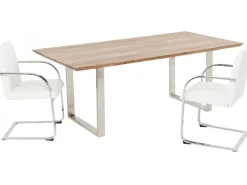 KARE Design Eettafel Symphony Chroom 200x100cm Sale