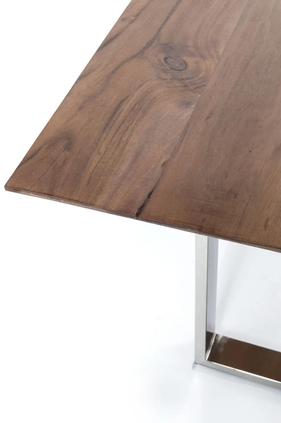 KARE Design Eettafel Symphony Donker Chroom 200x100cm Cheap