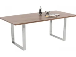 KARE Design Eettafel Symphony Donker Chroom 200x100cm Cheap