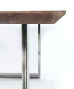 KARE Design Eettafel Symphony Donker Chroom 200x100cm Cheap