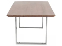 KARE Design Eettafel Symphony Donker Chroom 180x90cm Shop