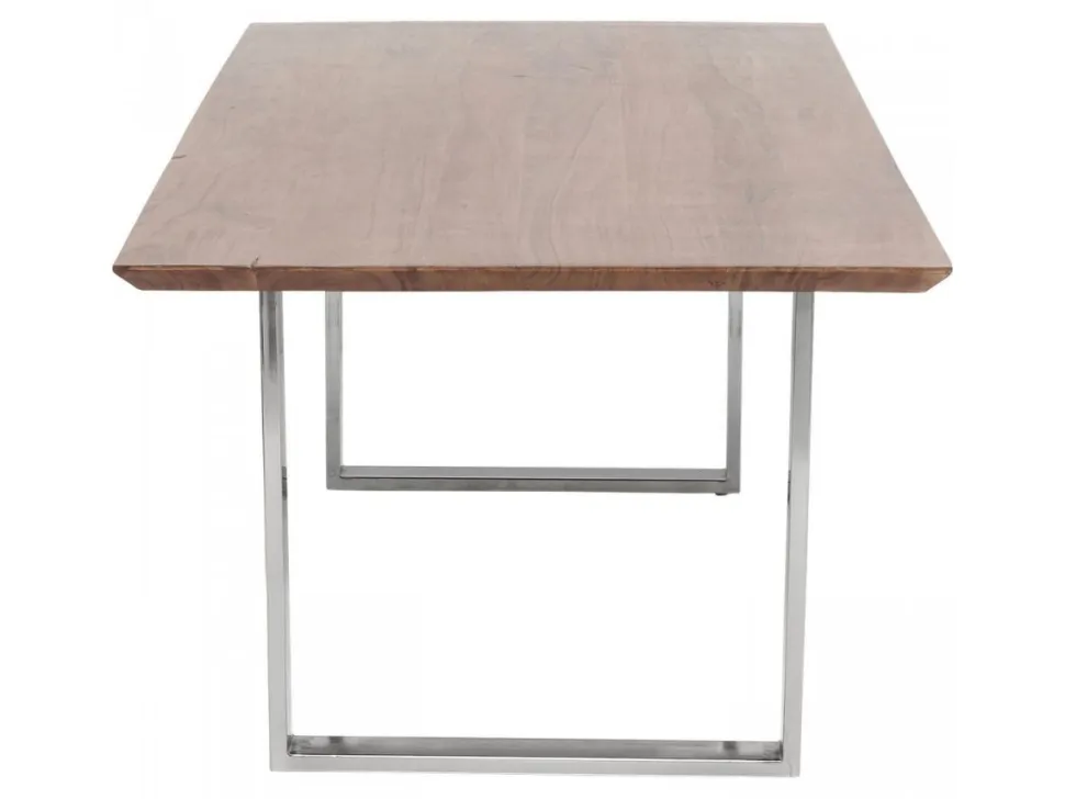 KARE Design Eettafel Symphony Donker Chroom 180x90cm Shop