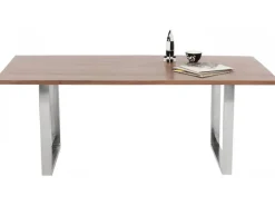 KARE Design Eettafel Symphony Donker Chroom 180x90cm Shop