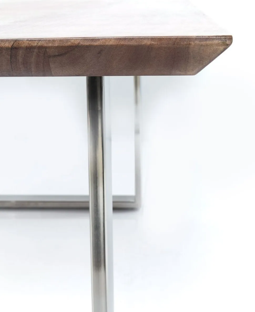 KARE Design Eettafel Symphony Donker Chroom 180x90cm Shop