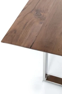 KARE Design Eettafel Symphony Donker Chroom 160x80cm Outlet