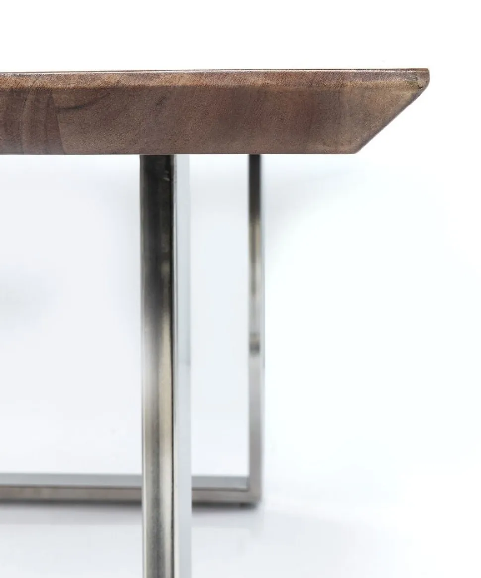 KARE Design Eettafel Symphony Donker Chroom 160x80cm Outlet