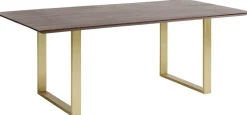 KARE Design Eettafel Symphony Donker Messing 160x80cm Best Sale
