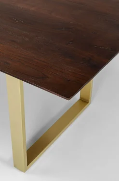 KARE Design Eettafel Symphony Donker Messing 160x80cm Best Sale