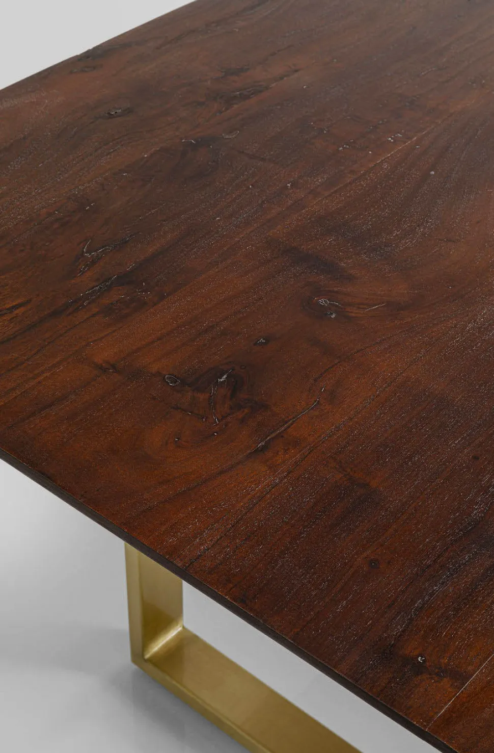 KARE Design Eettafel Symphony Donker Messing 180x90cm Discount