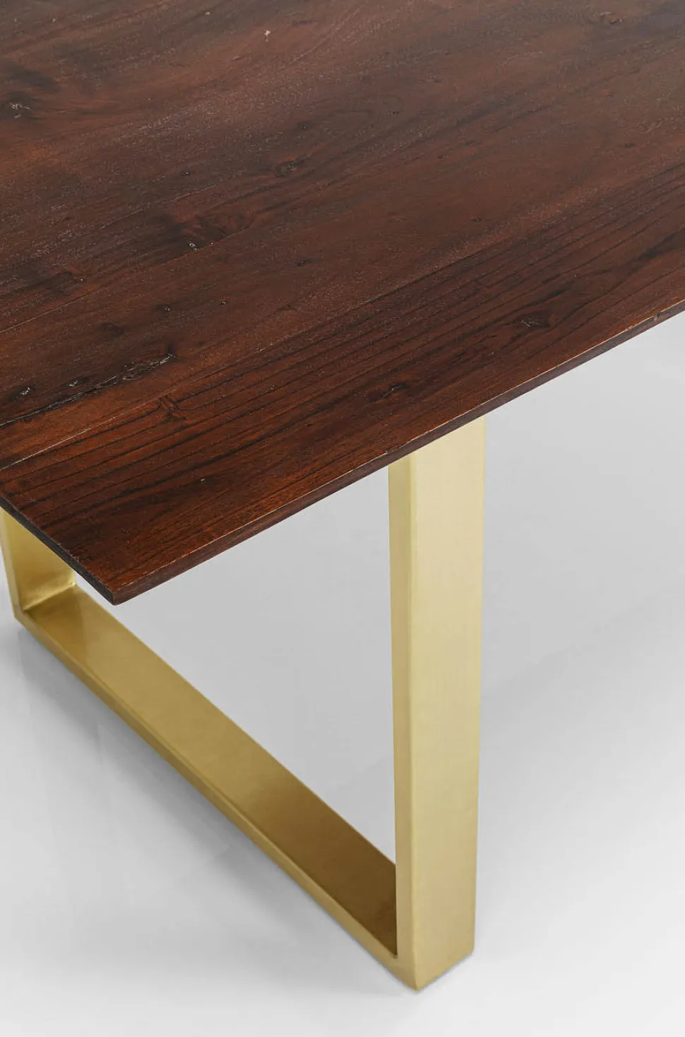 KARE Design Eettafel Symphony Donker Messing 180x90cm Discount