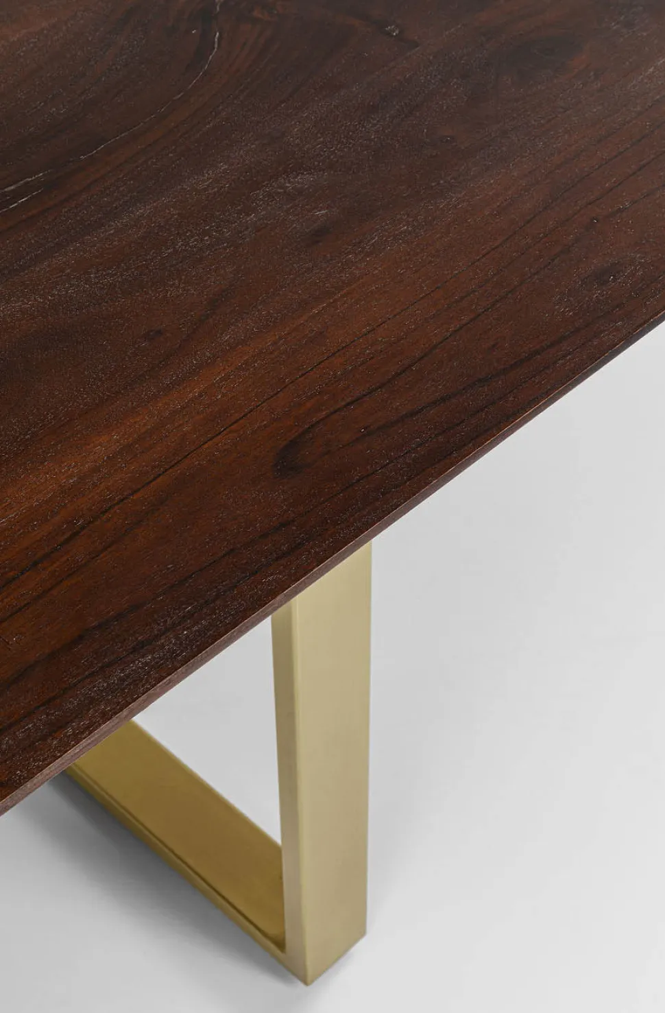 KARE Design Eettafel Symphony Donker Messing 180x90cm Discount