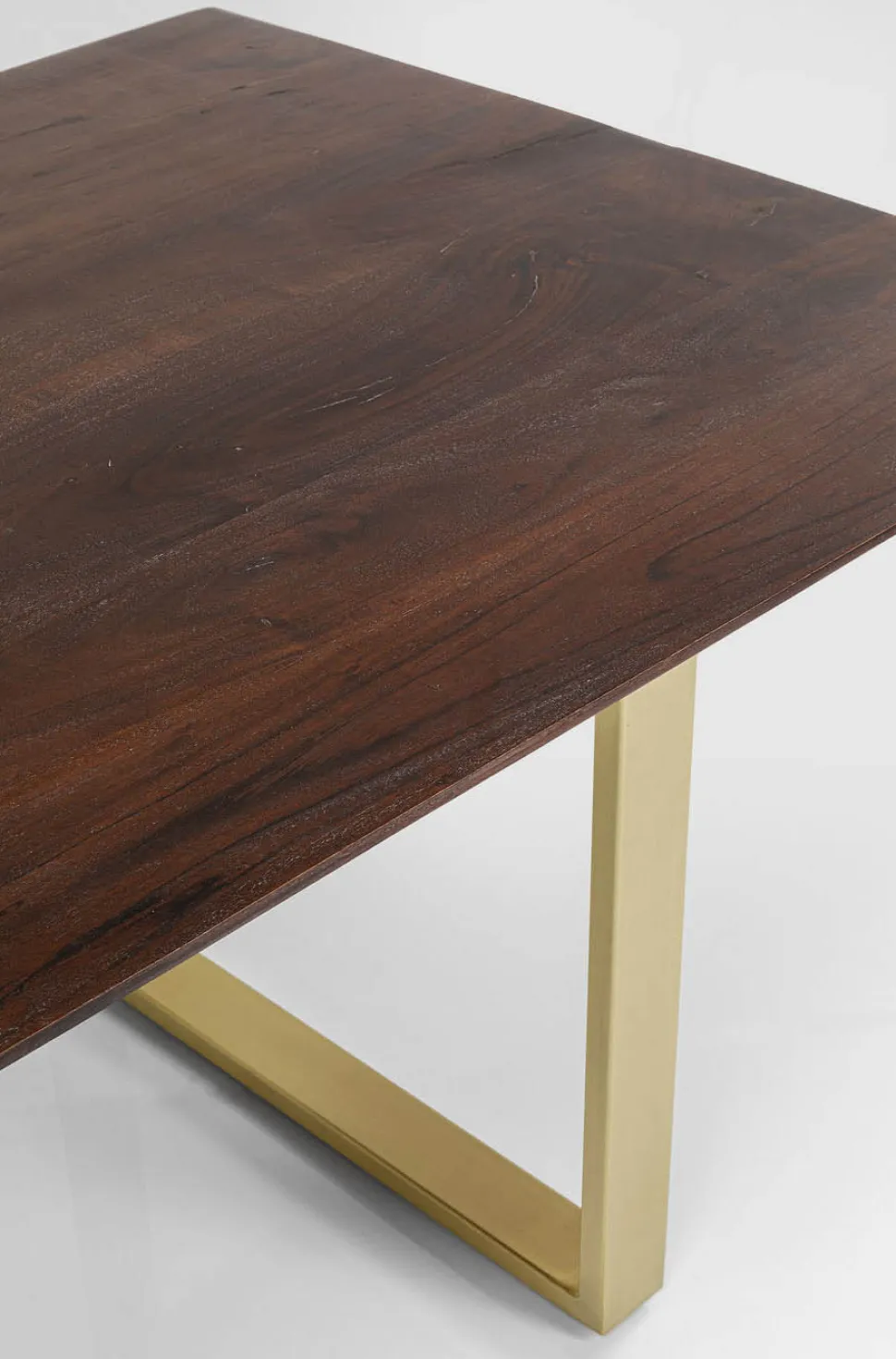 KARE Design Eettafel Symphony Donker Messing 180x90cm Discount