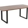 KARE Design Eettafel Symphony Donker Ruwstaal 200x100cm Discount