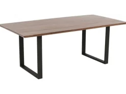 KARE Design Eettafel Symphony Donker Ruwstaal 200x100cm Discount