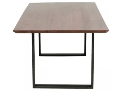 KARE Design Eettafel Symphony Donker Ruwstaal 200x100cm Discount