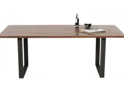 KARE Design Eettafel Symphony Donker Ruwstaal 200x100cm Discount