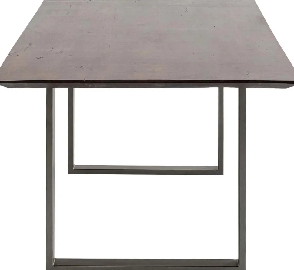 KARE Design Eettafel Symphony Donker Ruwstaal 180x90cm Store