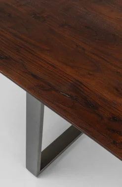 KARE Design Eettafel Symphony Donker Ruwstaal 180x90cm Store