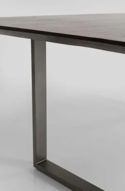 KARE Design Eettafel Symphony Donker Ruwstaal 180x90cm Store