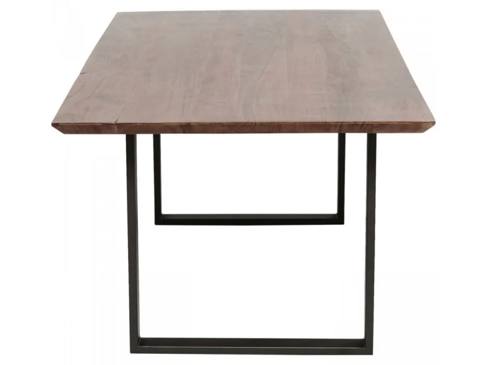 KARE Design Eettafel Symphony Donker Ruwstaal 160x80cm Store