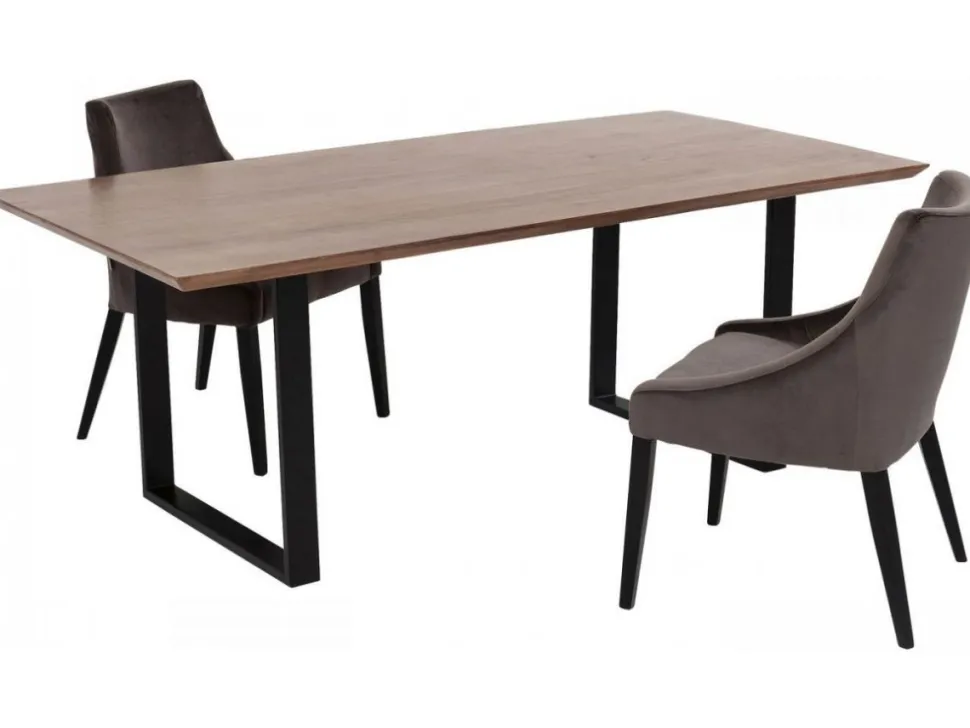 KARE Design Eettafel Symphony Donker Zwart 200x100cm Hot