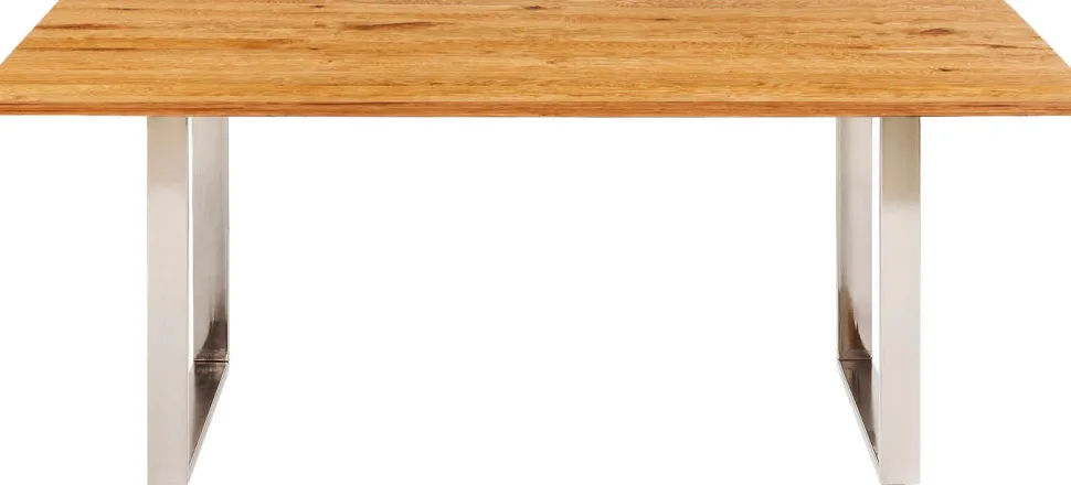 KARE Design Eettafel Symphony Eiken Chroom 200x100cm Sale