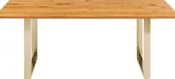 KARE Design Eettafel Symphony Eiken Messing 180x90cm Clearance