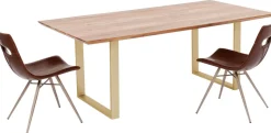 KARE Design Eettafel Symphony Messing 180x90cm Best