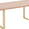 KARE Design Eettafel Symphony Messing 200x100cm Cheap