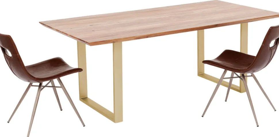 KARE Design Eettafel Symphony Messing 200x100cm Cheap