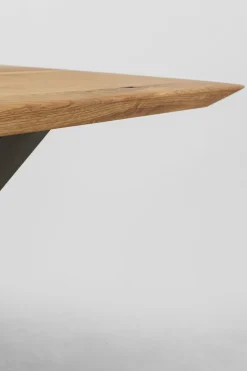 KARE Design Eettafel Symphony Oak Cross Black 180x90cm Outlet