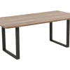 KARE Design Eettafel Symphony Ruwstaal 200x100cm Clearance