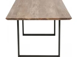 KARE Design Eettafel Symphony Ruwstaal 200x100cm Clearance