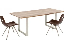 KARE Design Eettafel Symphony Zilver 200x100cm Outlet