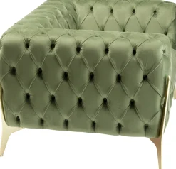KARE Design Fauteuil Bellissima Velvet Green 120cm Fashion