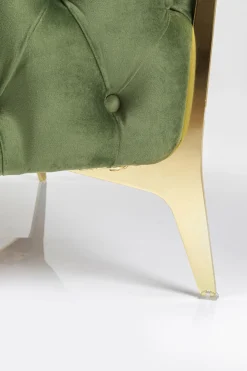 KARE Design Fauteuil Bellissima Velvet Green 120cm Fashion